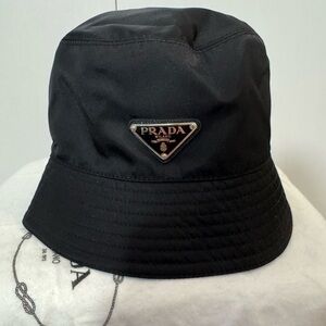 Prada Black Re Nylon Bucket Hat